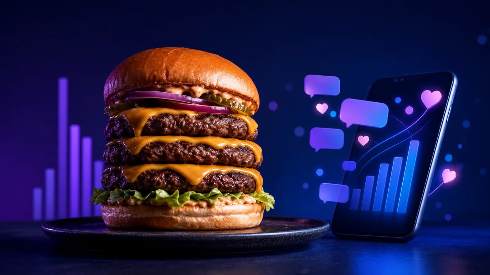 Hamburguesa triple: qué enseña el viral sobre marketing en tiempo real para restaurantes